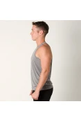 REGATA ASICS BASIC HEATHER TANK MASCULINA - Cinza REGATA ASICS BASIC HEATHER TANK MASCULINA - Cinza