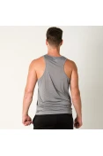 REGATA ASICS BASIC HEATHER TANK MASCULINA - Cinza REGATA ASICS BASIC HEATHER TANK MASCULINA - Cinza