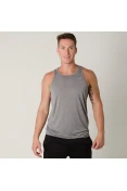 REGATA ASICS BASIC HEATHER TANK MASCULINA - Cinza REGATA ASICS BASIC HEATHER TANK MASCULINA - Cinza