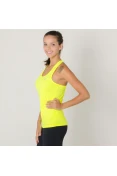 REGATA ASICS BASIC PA TANK FEMININA - Amarelo REGATA ASICS BASIC PA TANK FEMININA - Amarelo