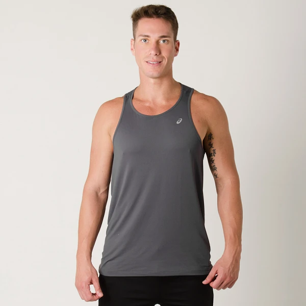 REGATA ASICS BASIC PA TANK MASCULINA - Grafite REGATA ASICS BASIC PA TANK MASCULINA - Grafite