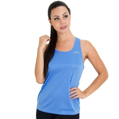 REGATA ASICS CORE BASIC SINGLET FEMININA - Azul celeste REGATA ASICS CORE BASIC SINGLET FEMININA - Azul celeste