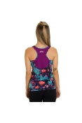 REGATA ASICS FAVORITE SINGLET FEMININA - Roxo/verde REGATA ASICS FAVORITE SINGLET FEMININA - Roxo/verde