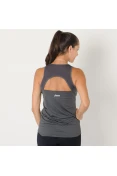 REGATA ASICS FITNESS TANK FEMININA - Chumbo REGATA ASICS FITNESS TANK FEMININA - Chumbo