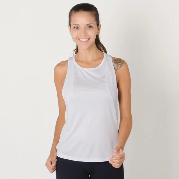 REGATA ASICS FUZEX TANK FEMININA - Branco