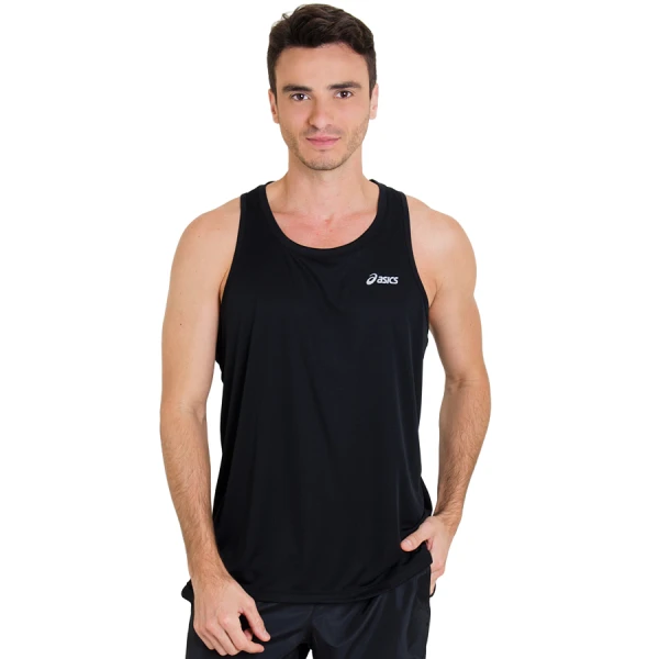 REGATA ASICS M CORE BASIC SINGLET MASCULINA - Preto