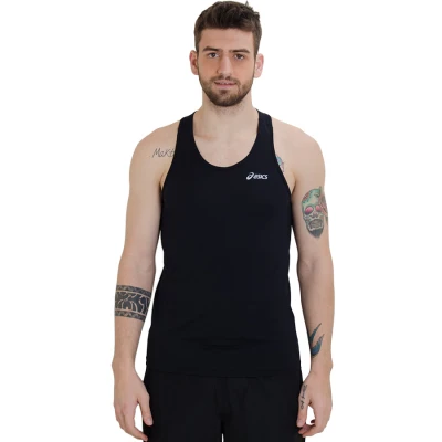 REGATA ASICS M PA BASIC SINGLET MASCULINA - Preto REGATA ASICS M PA BASIC SINGLET MASCULINA - Preto