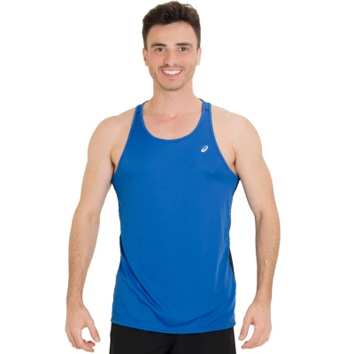 REGATA ASICS M PR RUN SINGLET MASCULINA - Azul REGATA ASICS M PR RUN SINGLET MASCULINA - Azul