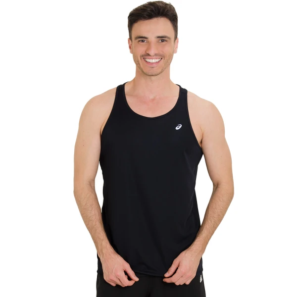 REGATA ASICS M PR RUN SINGLET MASCULINA - Preto REGATA ASICS M PR RUN SINGLET MASCULINA - Preto