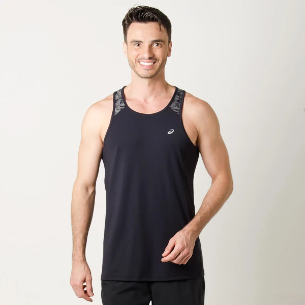 REGATA ASICS PREMIUM TANK MASCULINA - Preto