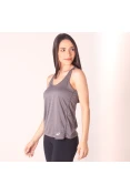 REGATA ASICS RUNNING BLEND TANK FEMININA - Grafite REGATA ASICS RUNNING BLEND TANK FEMININA - Grafite