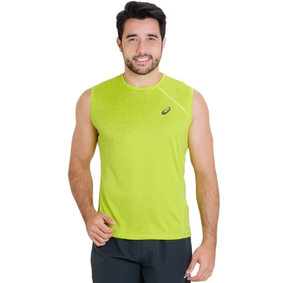 REGATA ASICS SLEEVELESS TOP MASCULINA - Verde