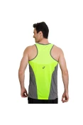 REGATA ASICS TRAINING SINGLET MASCULINA - Cinza/amarelo