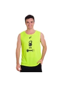 REGATA ASICS TRAINING SLEEVELESS VS MASCULINA - Amarelo/preto