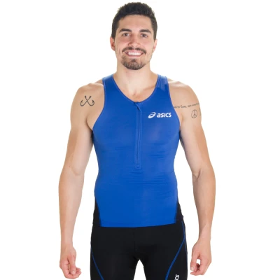 REGATA ASICS TRIATHLON NEW TANK MASCULINA - Azul