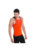 REGATA ASICS TRIATHLON NOOSA TRI TANK MASCULINA - Laranja/marinho
