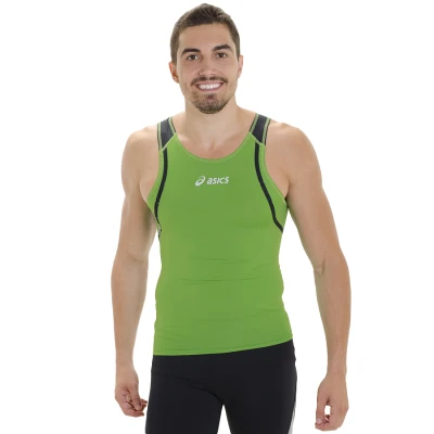 REGATA ASICS TRIATHLON NOOSA TRI TANK MASCULINA - Verde/preto