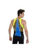 REGATA ASICS TRIATHLON NOOSA TRI TANK MASCULINA - Verde/preto