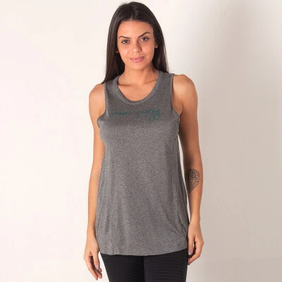 REGATA COLCCI ESTAMPADA FEMININA - Cinza