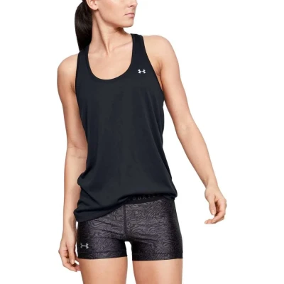 REGATA DE TREINO TECH TANK UNDER ARMOUR FEMININA - Preto