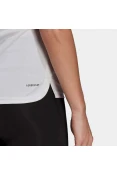 REGATA ESPORTIVA PRIMEBLUE DESIGNED 2 MOVE 3-STRIPES ADIDAS FEMININA - Branco