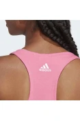 REGATA ESSENTIALS LOOSE LOGO ADIDAS - Pink/branco