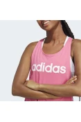 REGATA ESSENTIALS LOOSE LOGO ADIDAS - Pink/branco