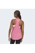 REGATA ESSENTIALS LOOSE LOGO ADIDAS - Pink/branco