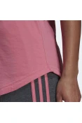 REGATA ESSENTIALS LOOSE LOGO ADIDAS - Rosa/branco