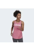 REGATA ESSENTIALS LOOSE LOGO ADIDAS - Rosa/branco