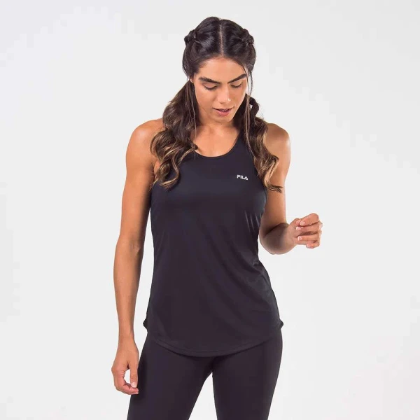 REGATA FILA BASIC SPORTS FEMININA - Preto