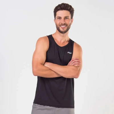 REGATA FILA BASIC SPORTS MASCULINA - Preto