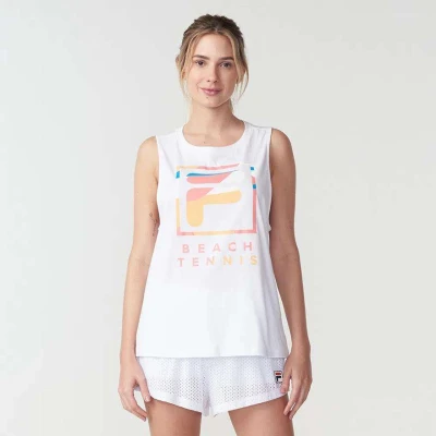 REGATA FILA BEACH TENNIS FEMININA - Branco