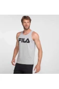 REGATA FILA LETTER BASIC MASCULINA - Cinza