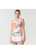 REGATA FILA SAND BT FEMININA - Branco/laranja REGATA FILA SAND BT FEMININA - Branco/laranja