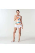 REGATA FILA SAND BT FEMININA - Branco/laranja REGATA FILA SAND BT FEMININA - Branco/laranja