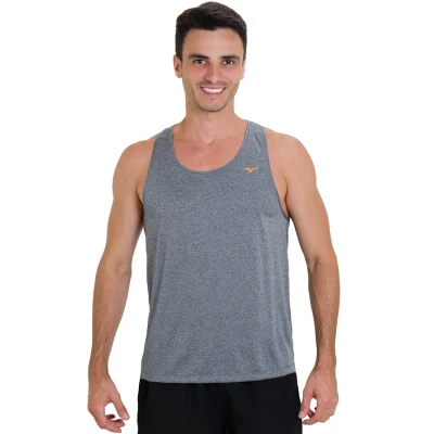 REGATA MIZUNO RUN INSPIRE MASCULINA - Chumbo REGATA MIZUNO RUN INSPIRE MASCULINA - Chumbo