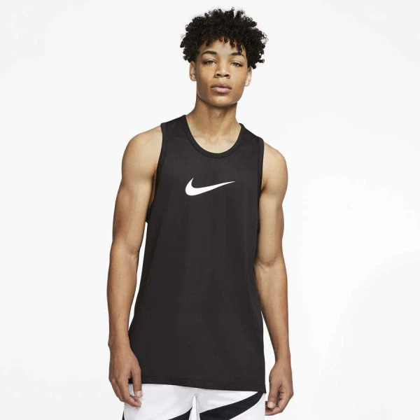 REGATA NIKE BASQUETE DRI-FIT TOP MASCULINA - Preto