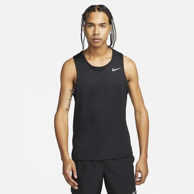 REGATA NIKE DF MILER TANK MASCULINA - Preto