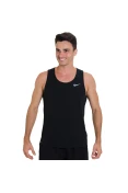 REGATA NIKE DRI FIT CONTOUR SINGLET MASCULINA - Preto REGATA NIKE DRI FIT CONTOUR SINGLET MASCULINA - Preto