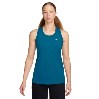 REGATA NIKE DRI-FIT FEMININA - Azul/branco