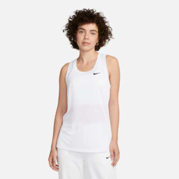REGATA NIKE DRI-FIT FEMININA - Branco