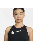 REGATA NIKE DRI-FIT SWOOSH RUN FEMININA - Preto
