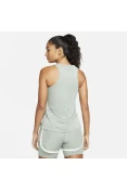 REGATA NIKE DRI-FIT SWOOSH RUN FEMININA - Verde
