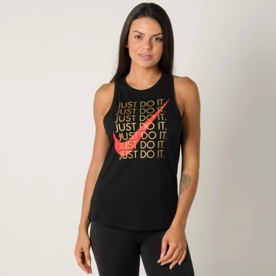 REGATA NIKE HIGH JUST DO IT FEMININA - Preto