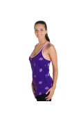 REGATA NIKE LOOSE TANK-N ALLOVER FEMININA - Roxo/rosa