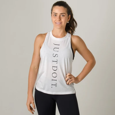 REGATA NIKE MILER JDI FEMININA - Branco REGATA NIKE MILER JDI FEMININA - Branco