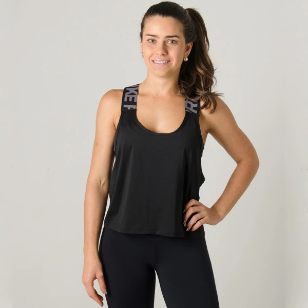 REGATA NIKE PRO FEMININA - Preto REGATA NIKE PRO FEMININA - Preto