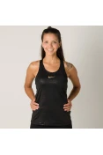 REGATA NIKE PRO TANK METALLIC FEMININA - Preto/dourado REGATA NIKE PRO TANK METALLIC FEMININA - Preto/dourado