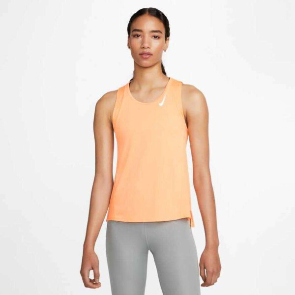REGATA NIKE RACE SINGLET FEMININA - Laranja